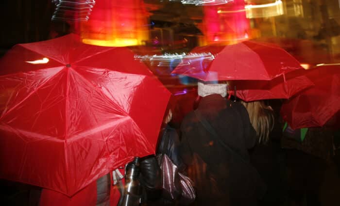 Photo from Vera Rodriguez. Sex workers organising in London.